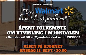 Da Walmart kom til Mjøndærn?