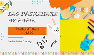 Lag påskehare av papir