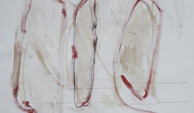 Treenighet, akryl, blyant på lerret, 87x110cm