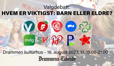 Drammens Tidende arrangerer flere debatter i løpet av valgkampen.