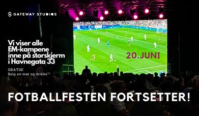 Fotballfesten fortsetter hos Gateway Studios!