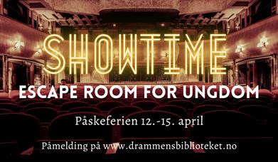 Showtime Escape Room for ungdom i påskeferien 12.-15- april