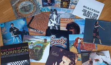 Mye variert vinyl på messa