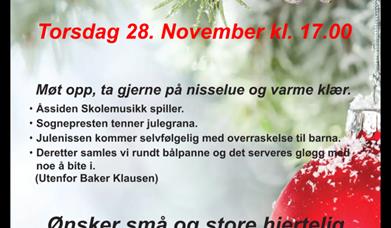 Julegrantenning på Åssiden