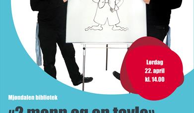 2 menn og en tavle