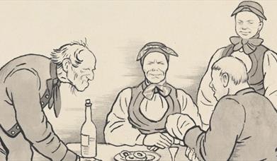 Theodor Kittelsen: Sju år gammal graut, 1907