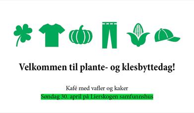 Plante- og klesbyttemarked på Lierskogen samfunnshus