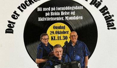 De 3 Glade lakser spiller opp til dans på Bråta