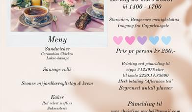 Invitasjon til Afternoon Tea