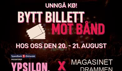 Billett mot bånd Magasinet Drammen