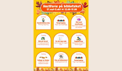Høstferie på Drammensbiblioteket
