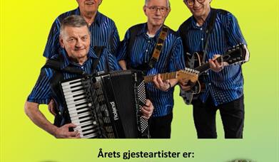 Hokksund Mannskor, '4 Glade Lakser' og Gjester med Allsang for alle.