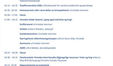 Program totalforsvarssamling