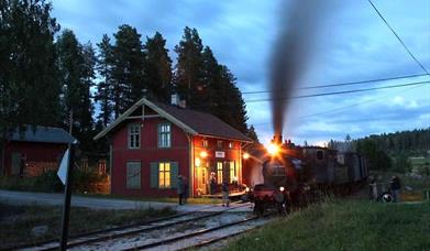 Skumringstoget på Sysle stasjon