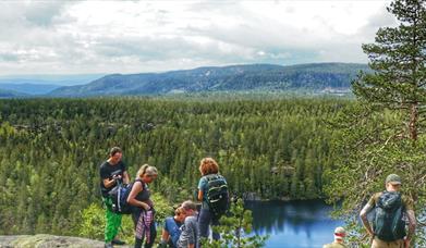 Bildet er fra Tverråsen i Finnemarka