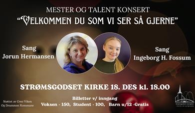 Julekonsert "Velkommen du som vi ser så gjerne"