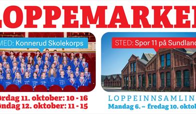 Konnerud Skolekorps inviterer til loppemarked