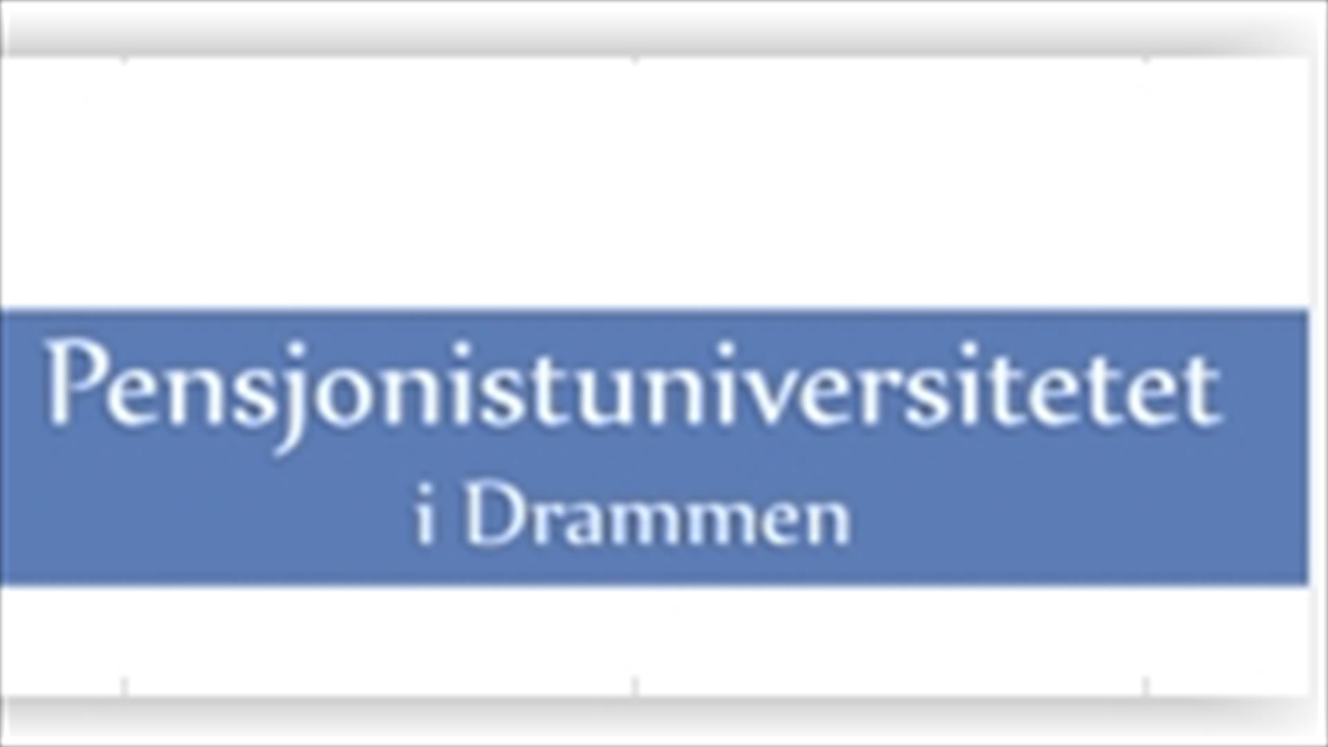 Pensjonistuniversitetet i Drammen