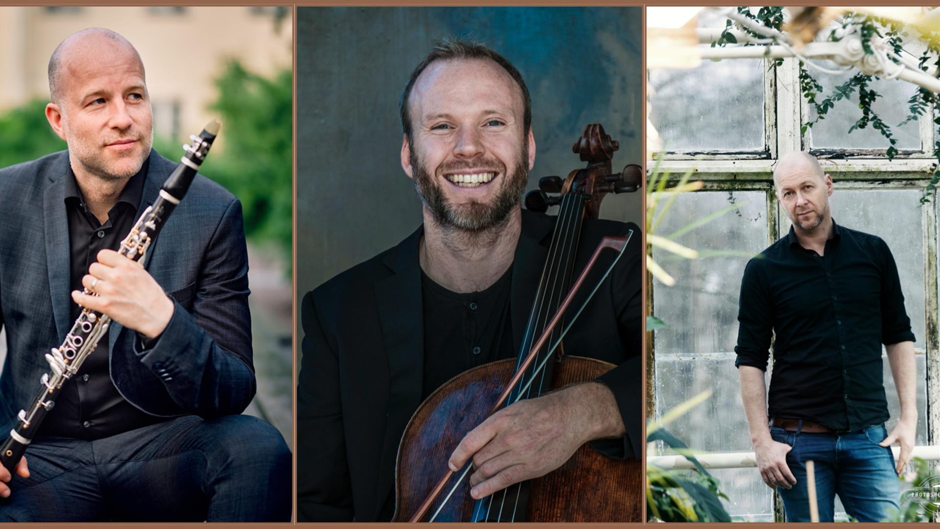 Bjørn Nyman, klarinett, Sveinung Bjelland, klaver, Audun Sandvik, cello