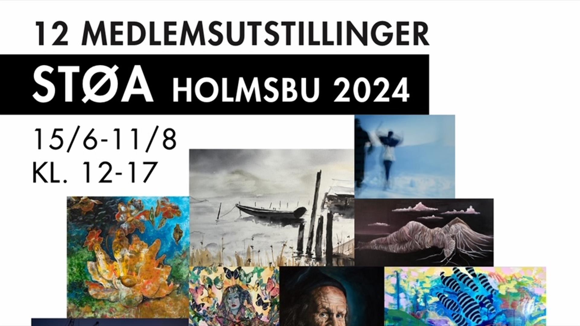Sommerutstilling i Støa i Holmsbu