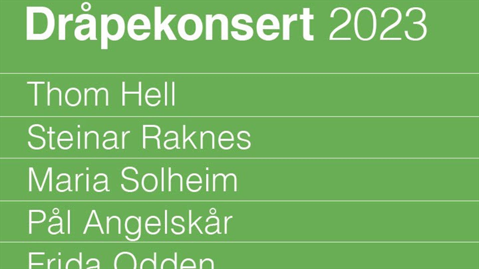 Dråpekonsert i Strømsø kirke 8. november