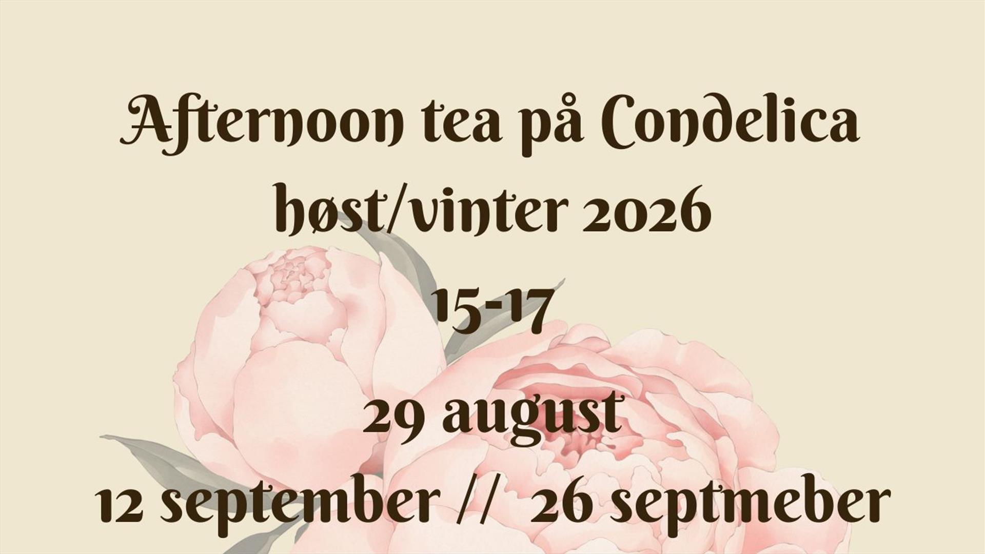 Afternoon tea - Condelica