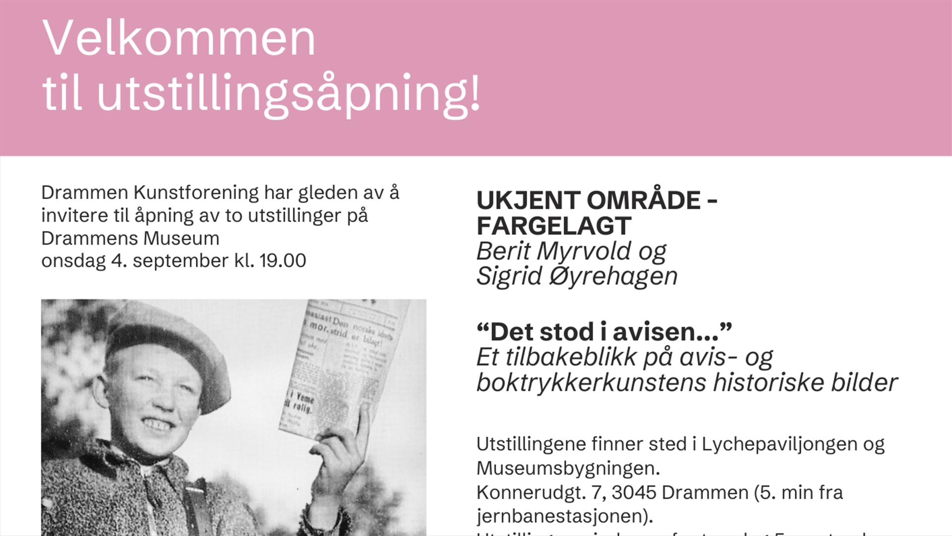Velkommen til åpning