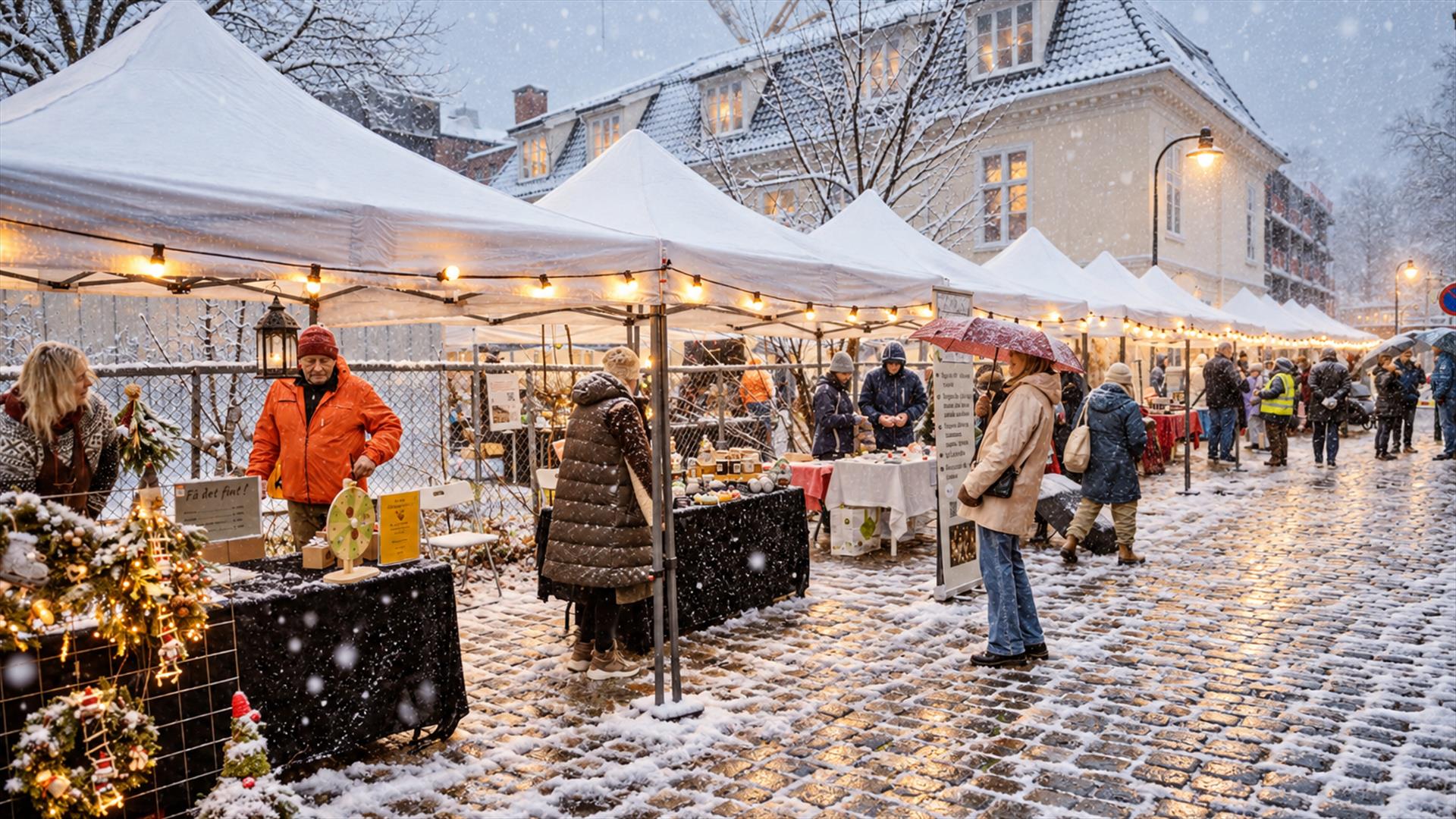 Julemarked og Bygningsvernmarked i Gamlebyen på Strømsø