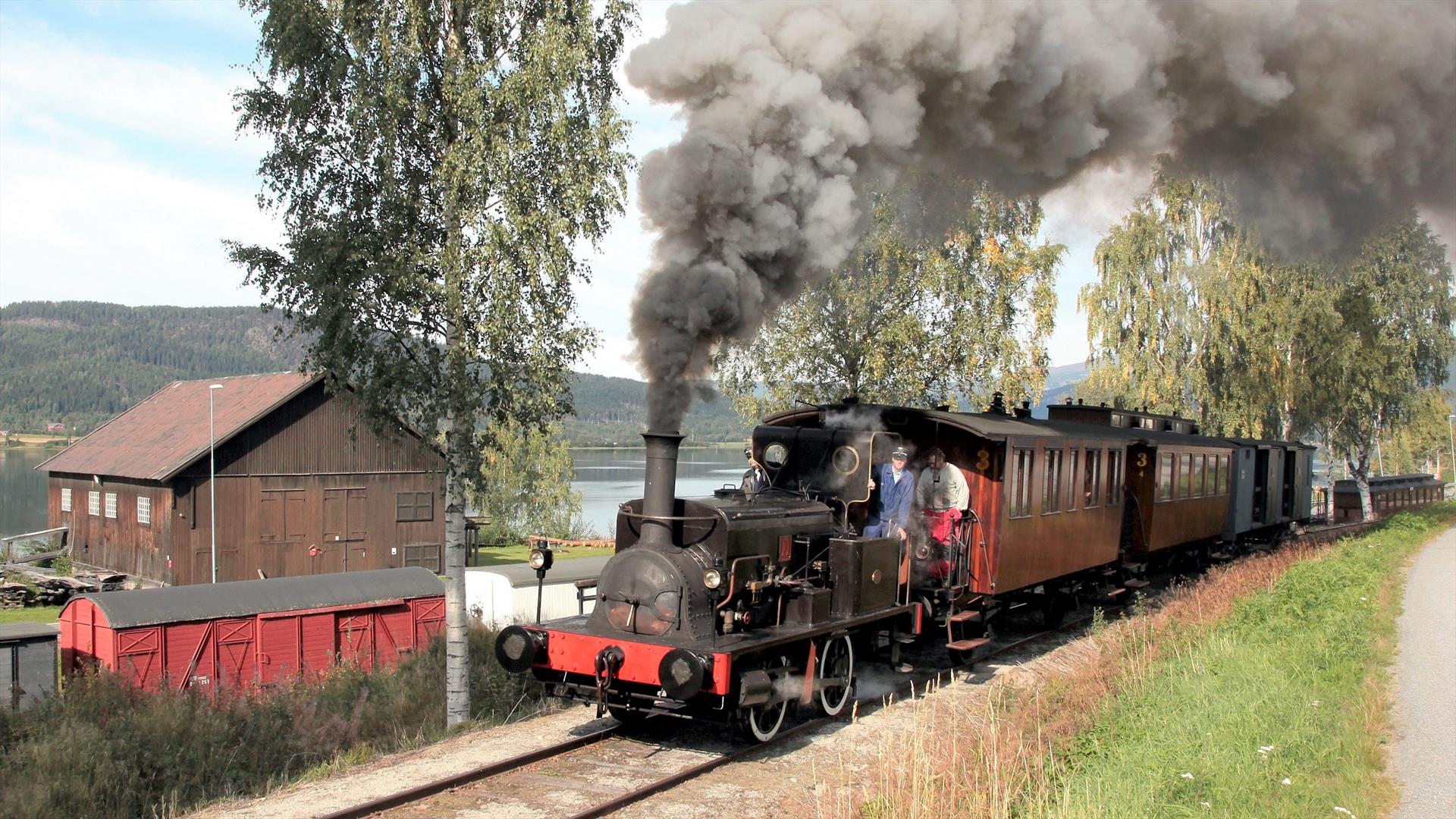 Skumringstog på Krøderbanen