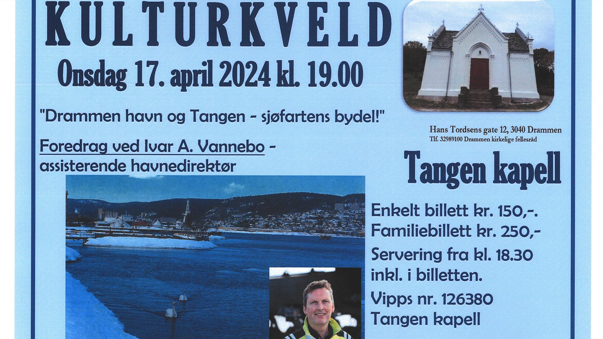 Kulturkveld i Tangen kapell