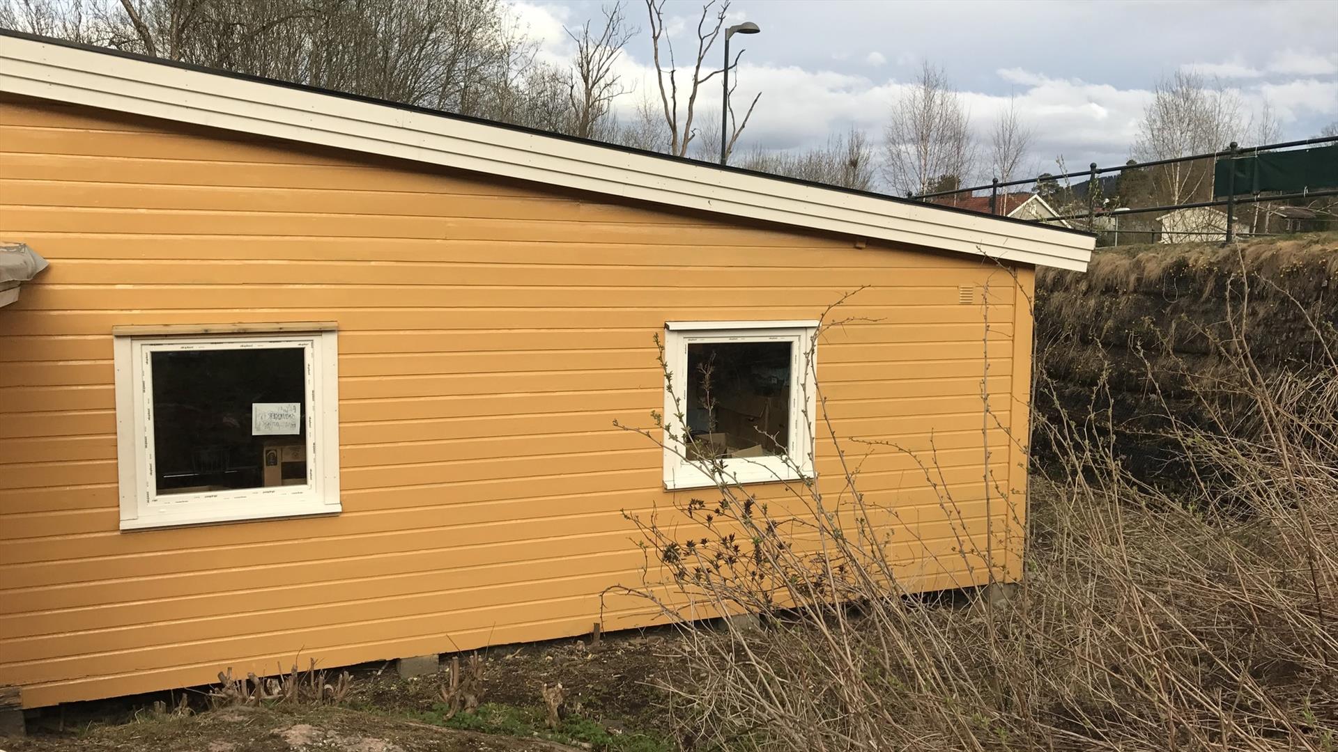 Klubbhuset til Helleristningen skolekorps på Åskollen