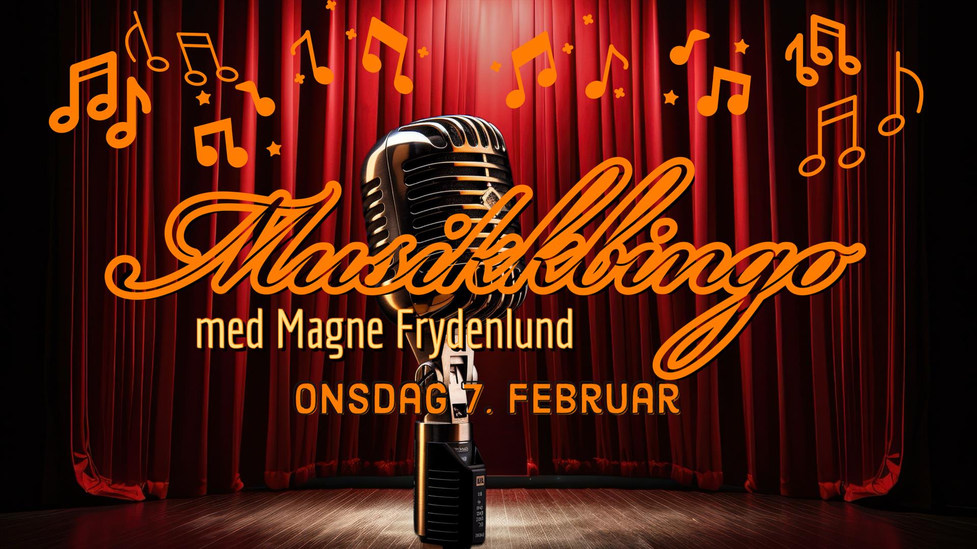 Musikkbingo med Magne Frydenlund