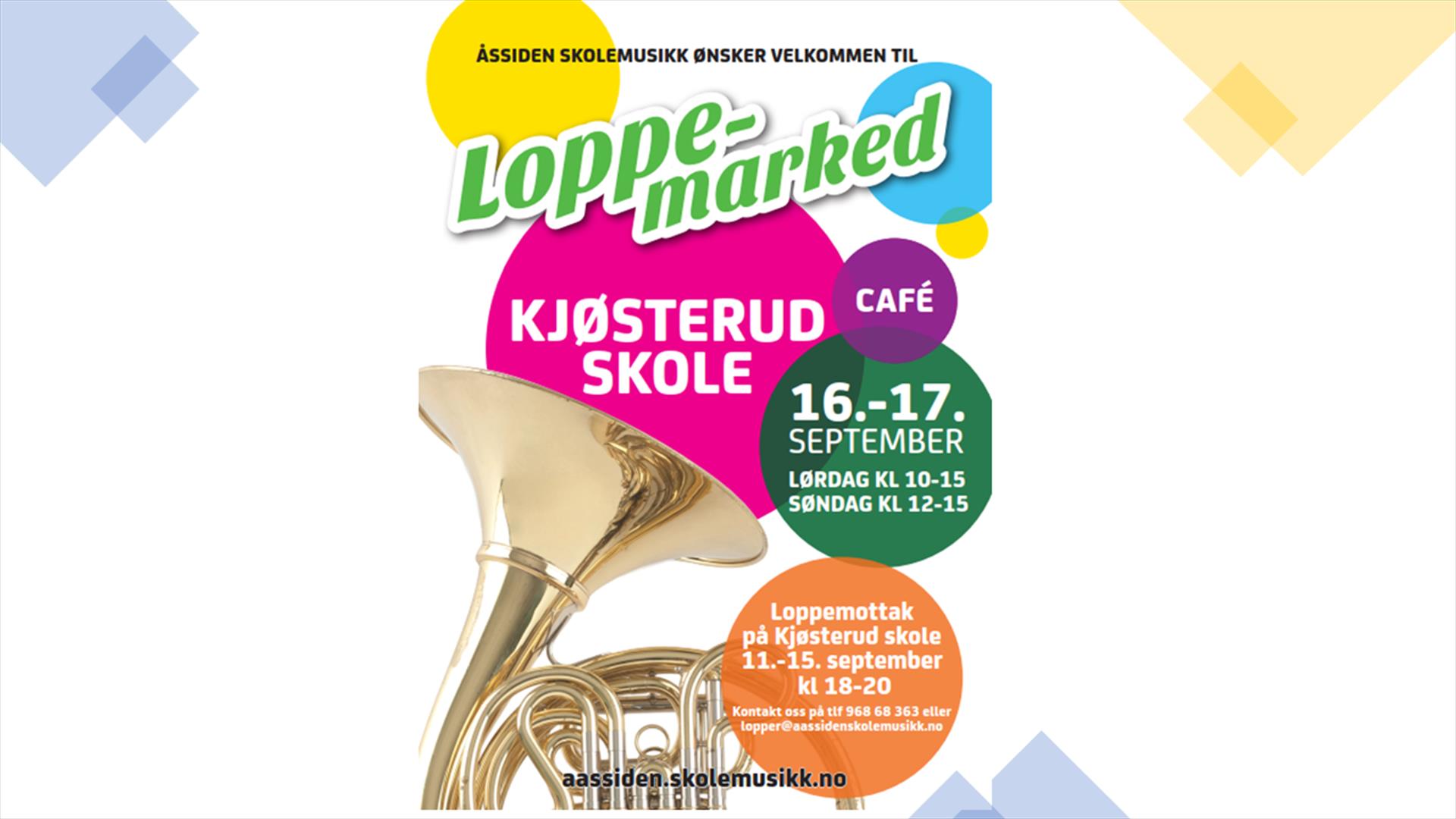 Loppemarked Åssiden Skolemusikk