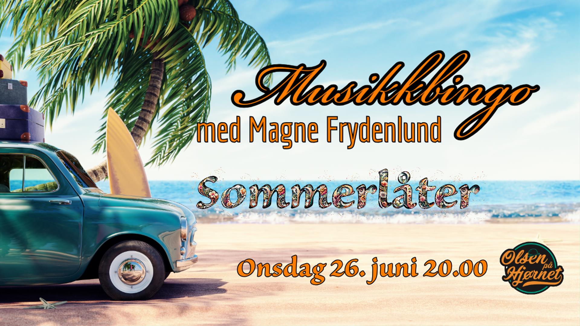 Musikkbingo med Magne Frydenlund