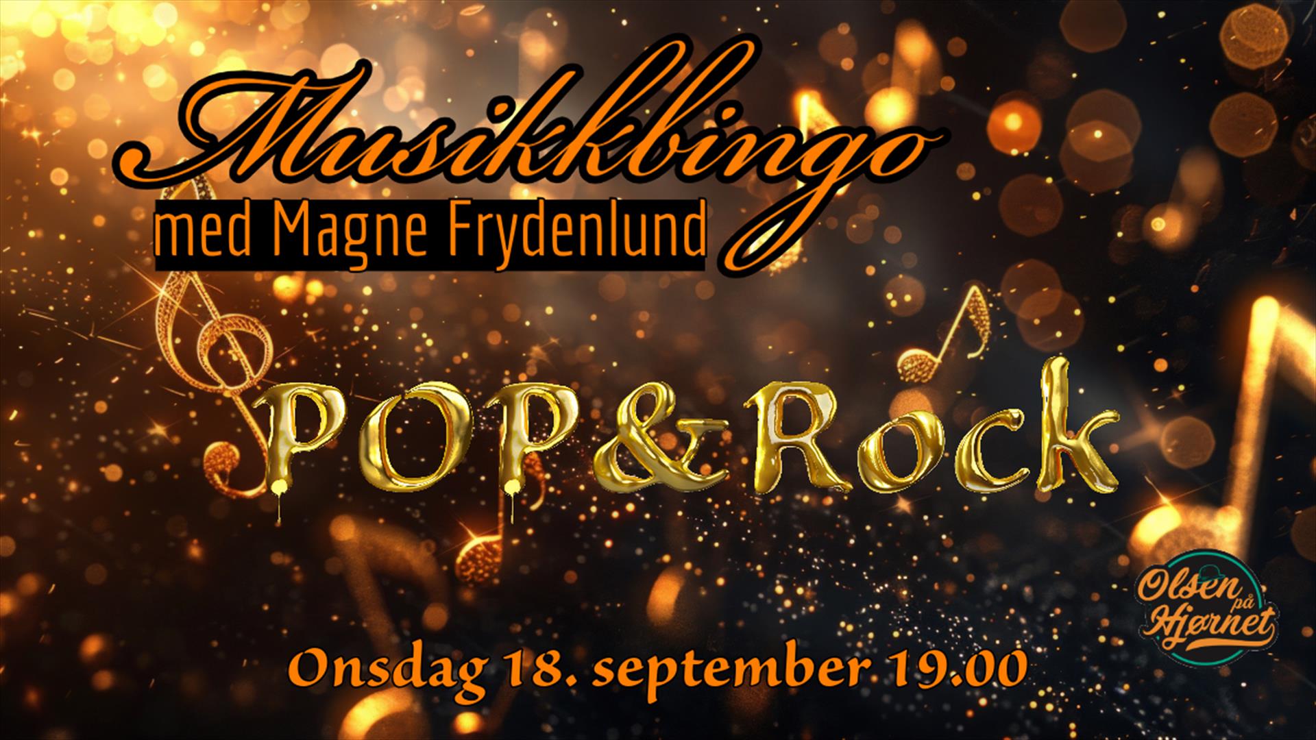 Musikkbingo med Magne Frydenlund