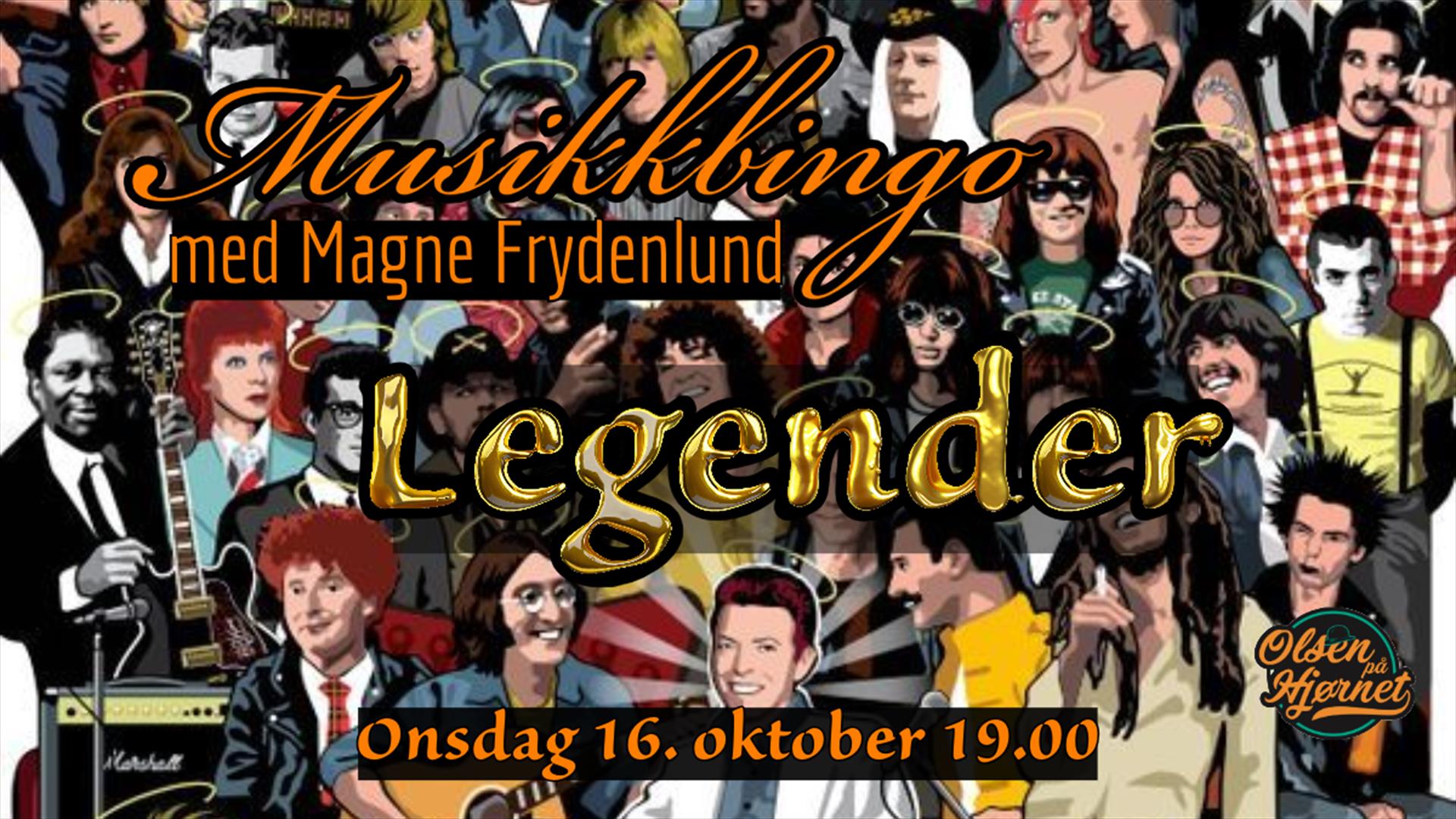 Musikkbingo med Magne Frydenlund