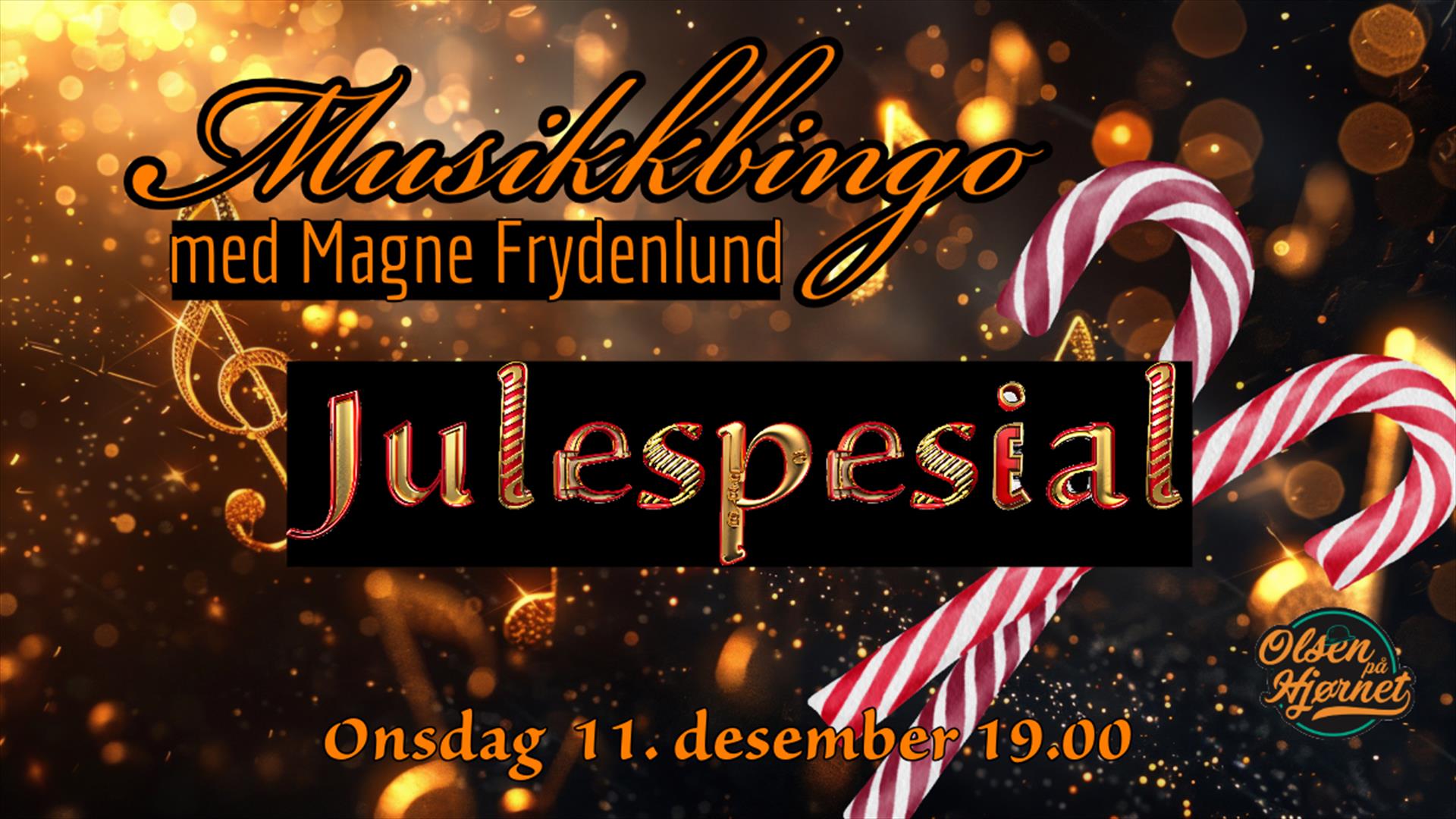Musikkbingo med Magne Frydenlund