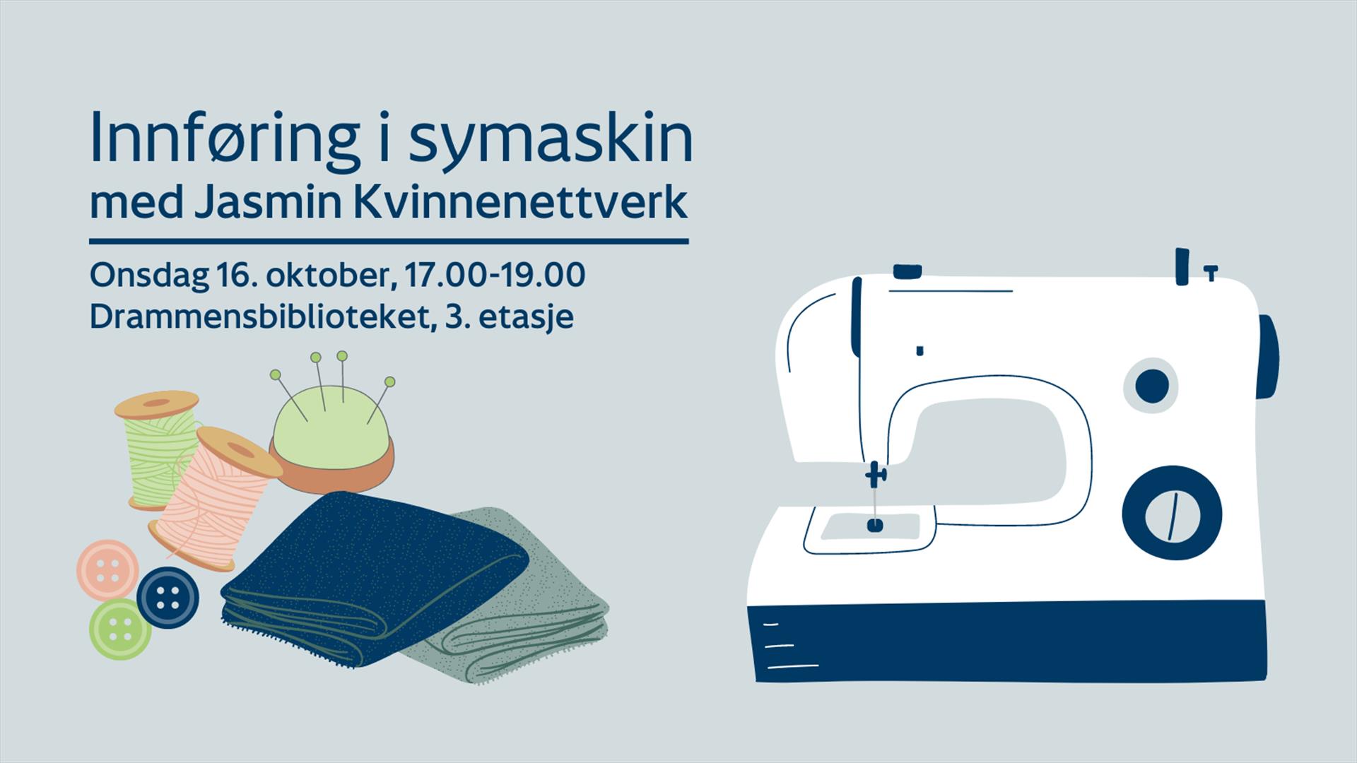Lær deg å bruke symaskin!