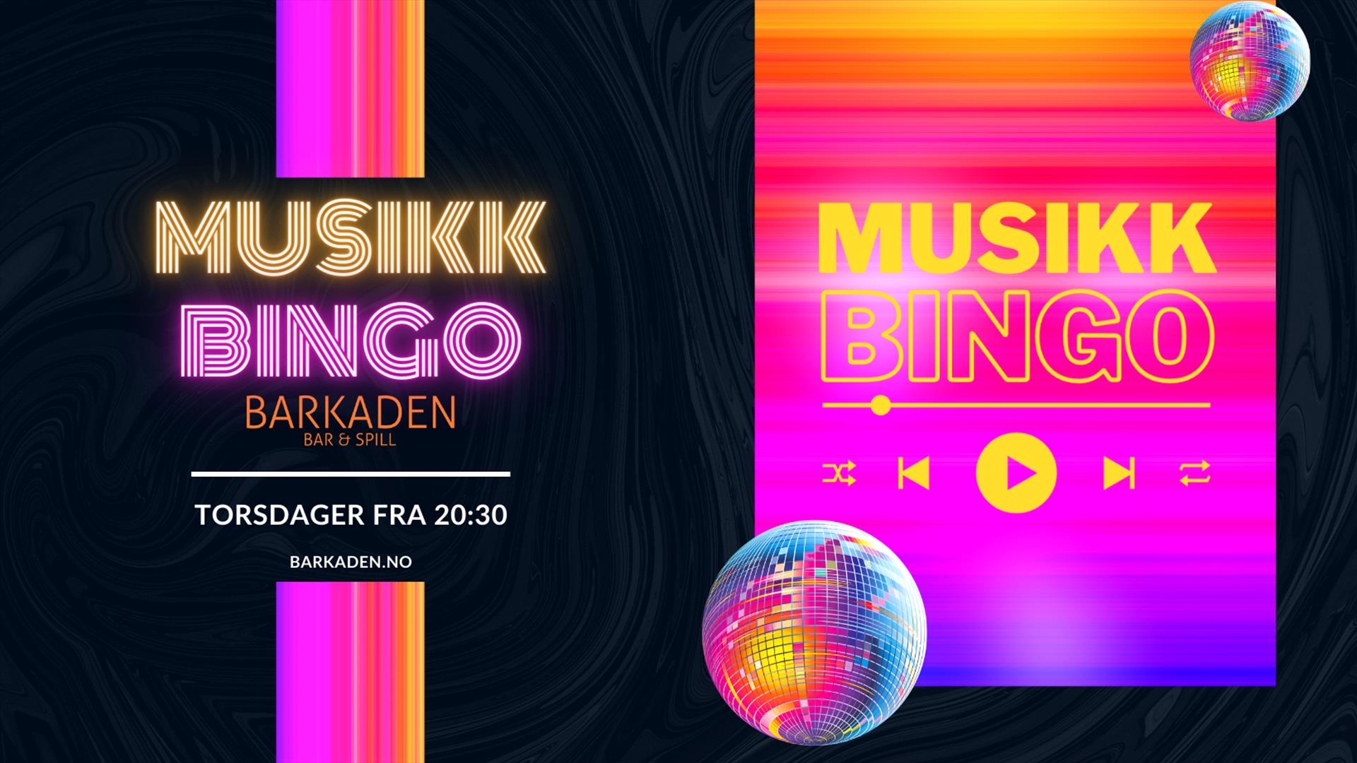 Musikkbingo hver torsdag på Barkaden