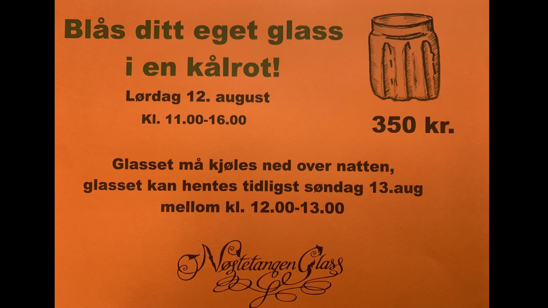 Blås ditt eget glass i en kålrot!