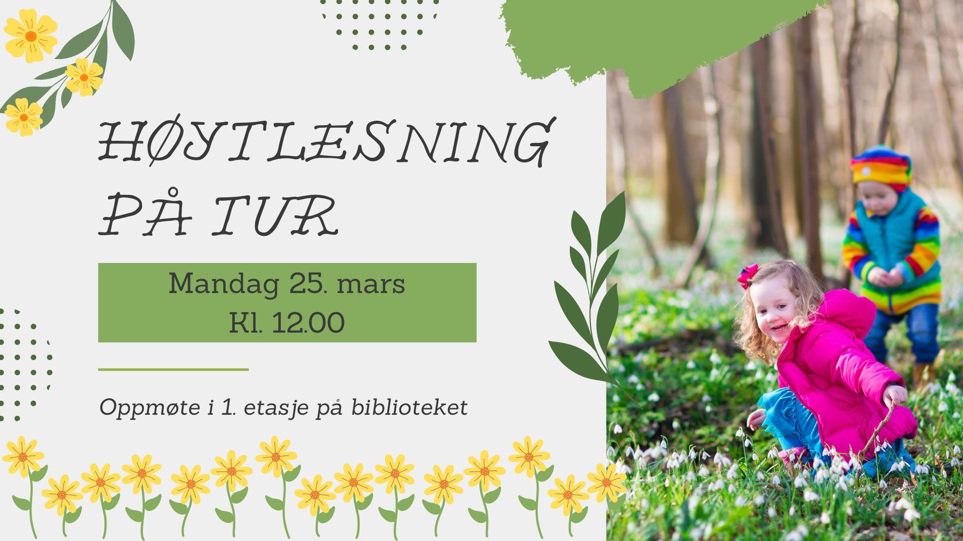 Høytlesning på tur
