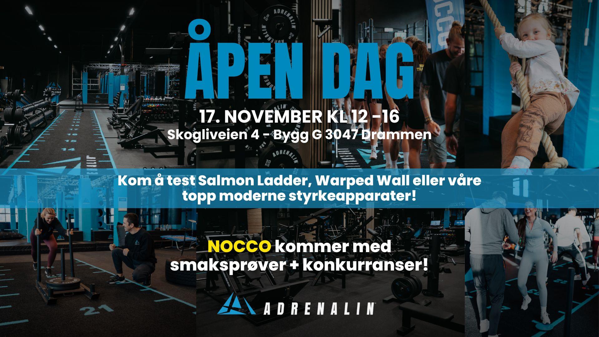 Åpen dag Adrenalin Drammen
