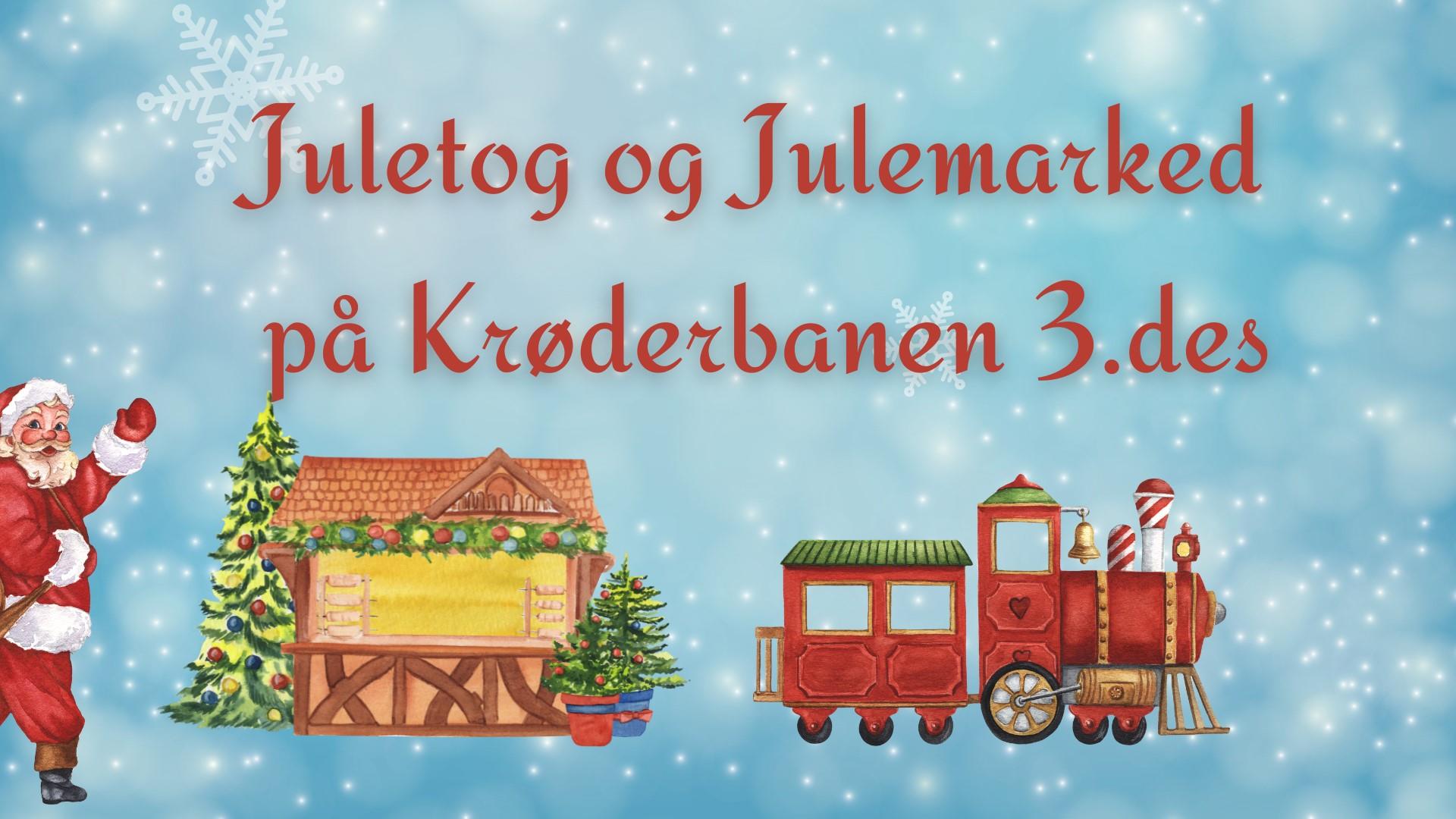 Søndag 3. desember blir det juletog og julemarked på Krøderbanen