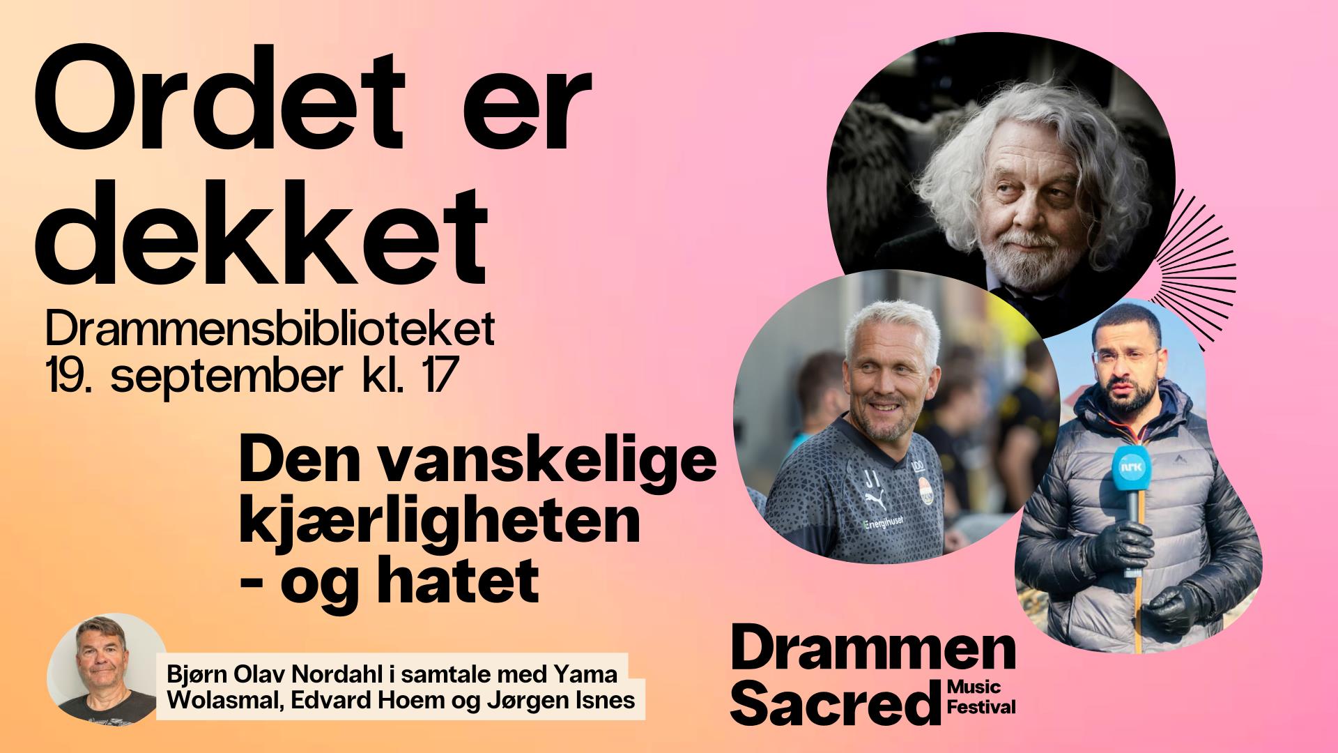 Samtalepartnere om kjærlighet og hat