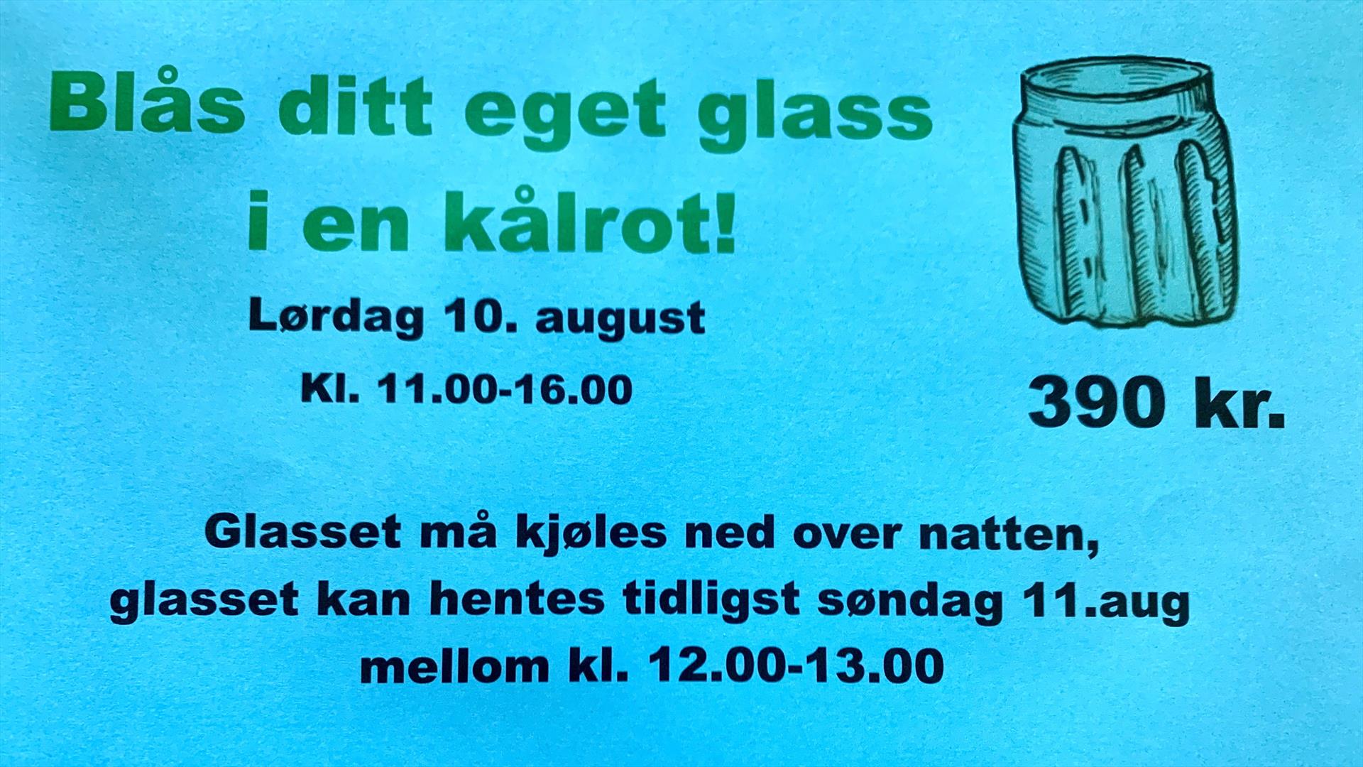Blås ditt eget glass i en kålrot!