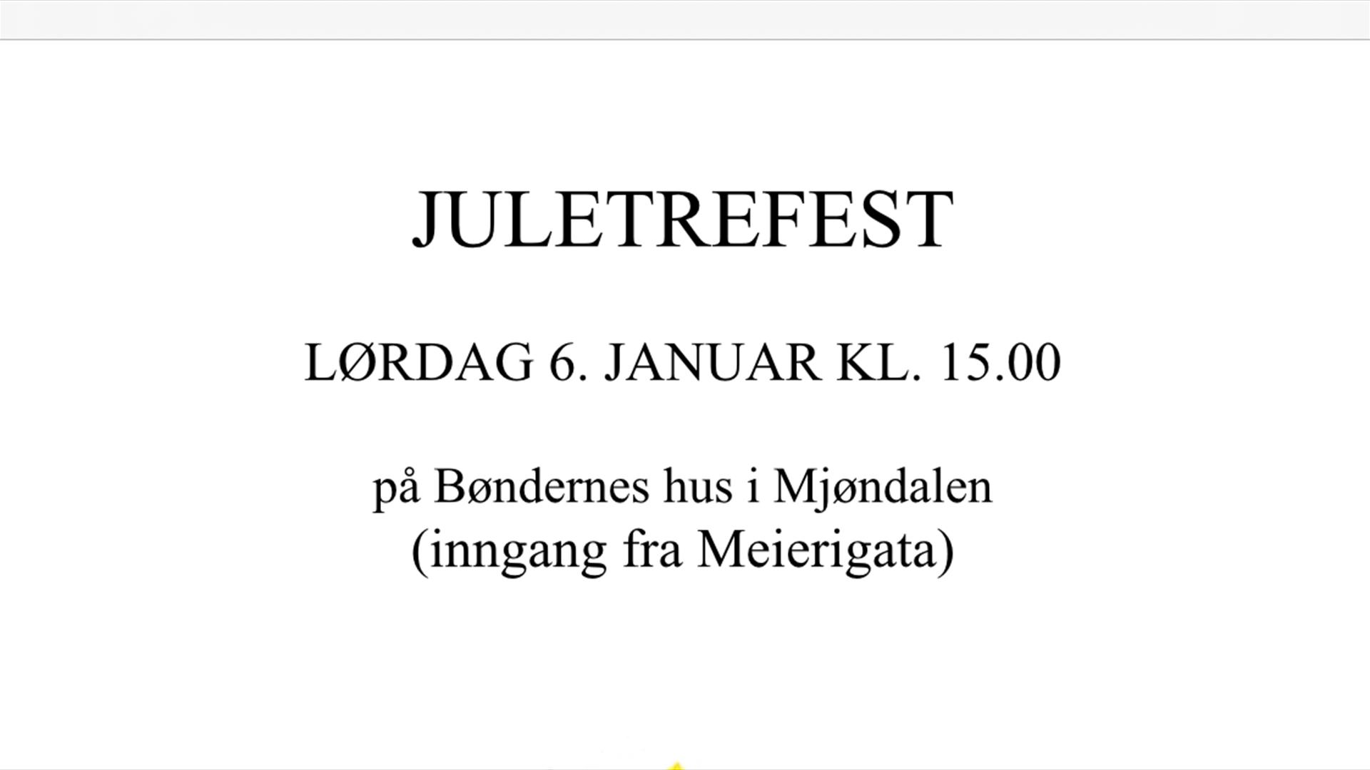 Juletrefest