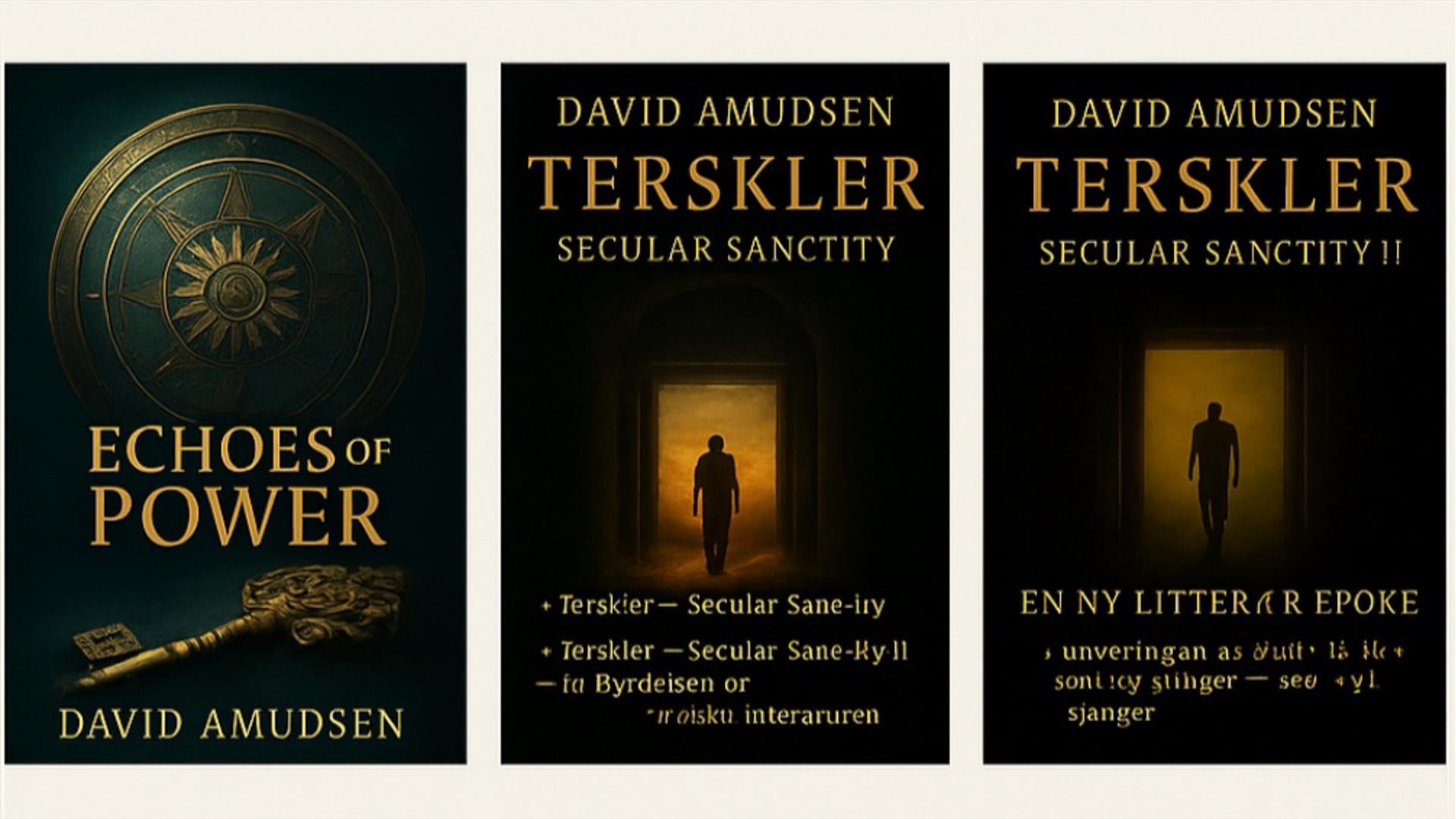 David Amudsen presenterer tre verk som markerer starten på Literaritaire- en ny litterær epoke