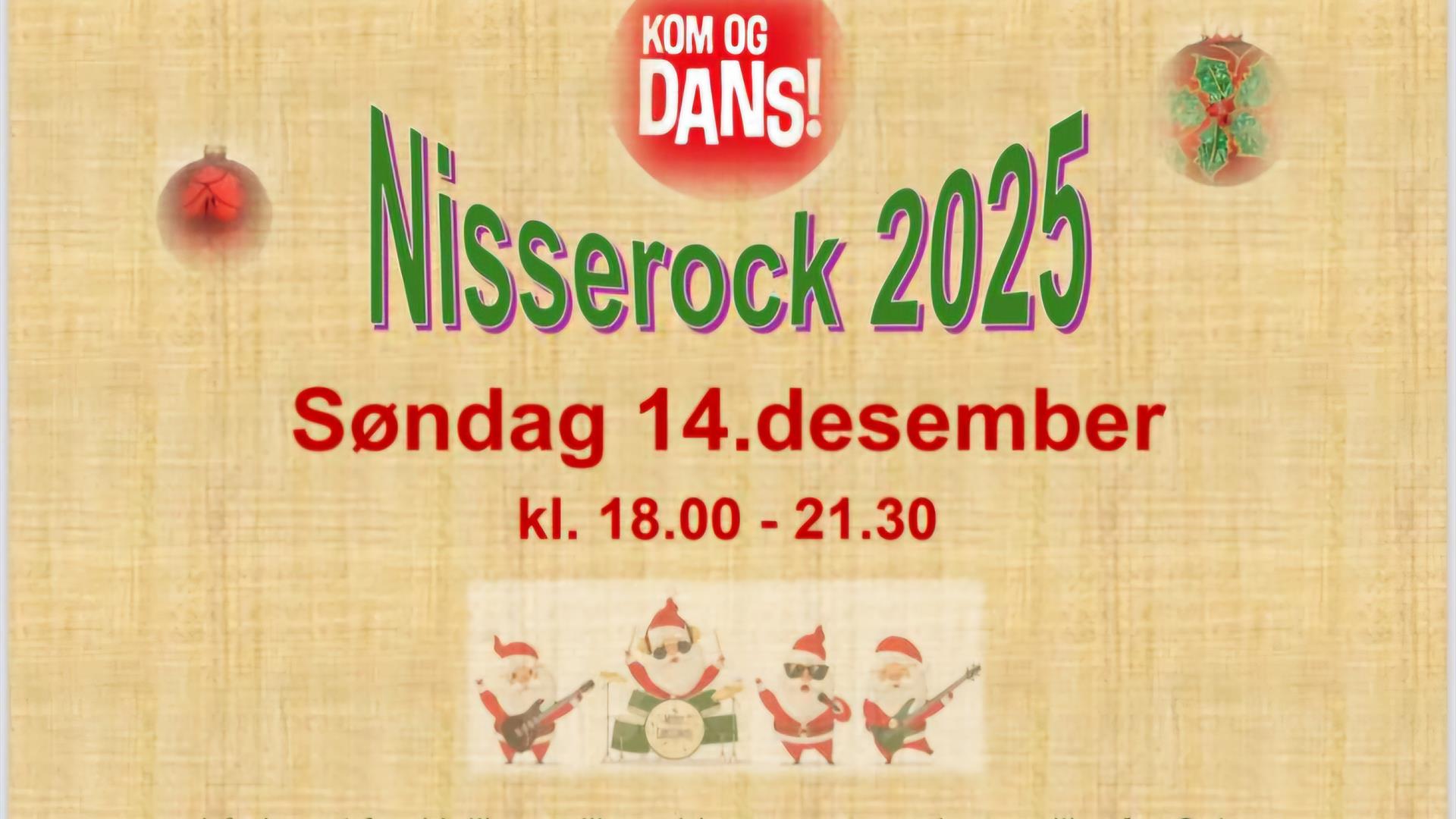 Nisserock 2025 (del 1 av plakat)