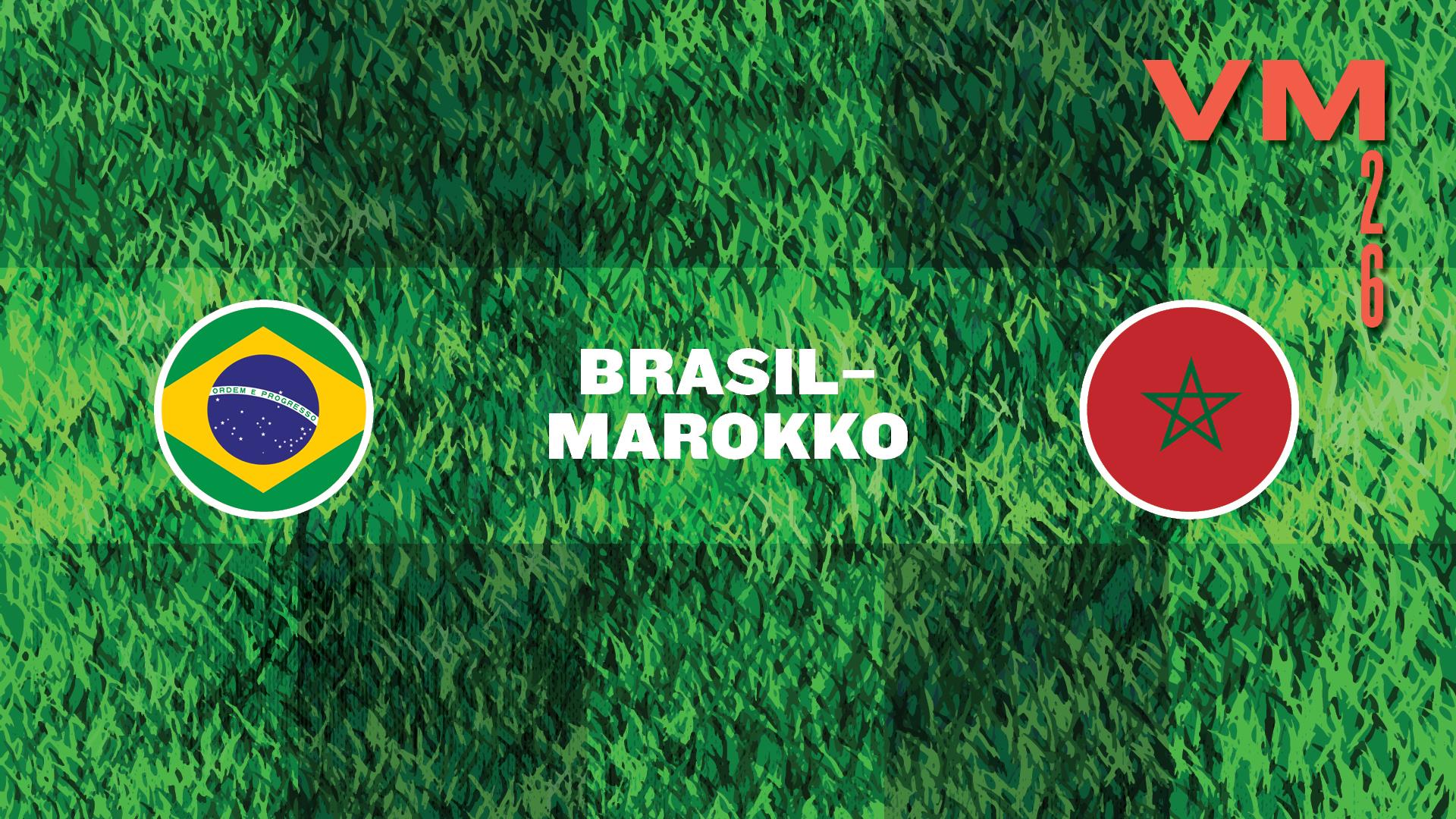 Fotball-VM: Brasil / Marokko