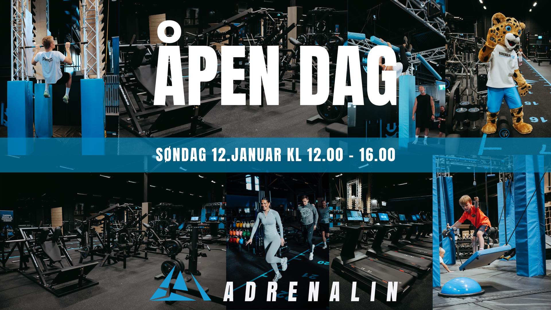 Åpen dag Adrenalin Drammen 12.januar